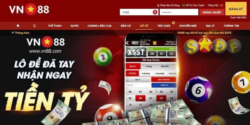 App đánh lô đề uy tín VN88 ghi dấu tên trong làng cược thủ Việt