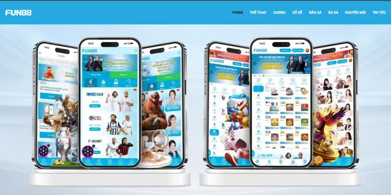 Cổng game uy tín Fun88 không ngừng nỗ lực cải thiện từng ngày