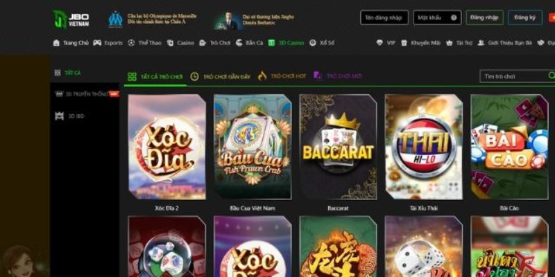 JBO là nhà cái cung cấp phiên bản bầu cua online chất lượng cao