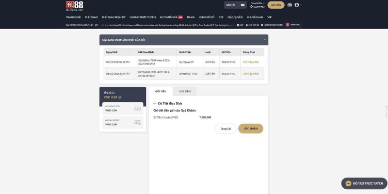 Hoàn tất giao dịch