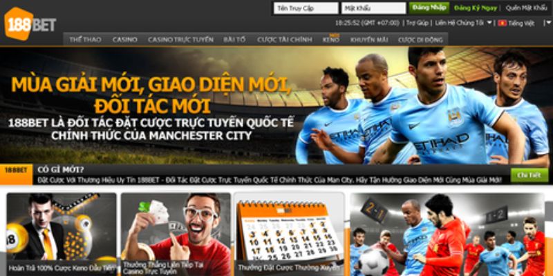 Cổng cược 188BET nổi bật với nhiều thế mạnh đáng chú ý