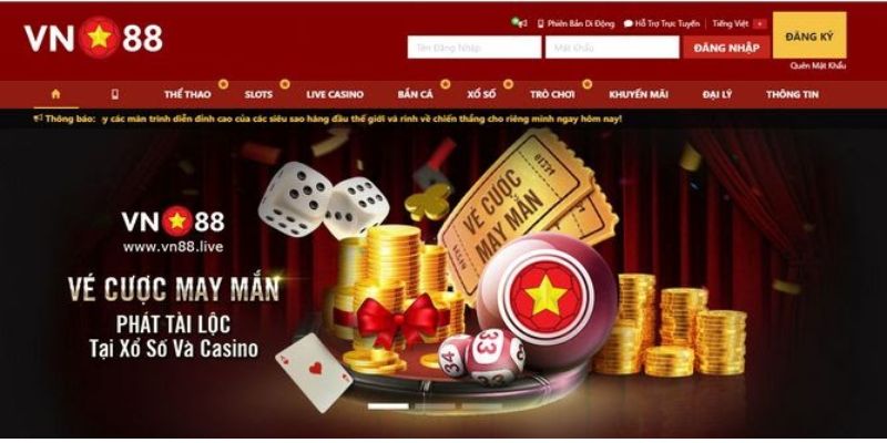 VN88 là cái tên không thể bỏ qua khi tìm kiếm từ khóa trang cá cược bóng đá