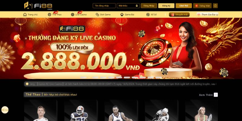 Cá cược xóc đĩa đổi thưởng online tại Fi88, rước quà liền tay